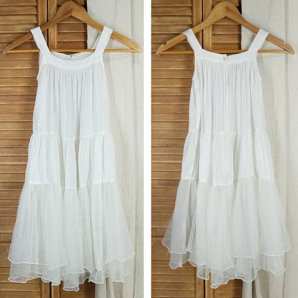 Cornelloki Soft Sheer Slip Dress Kids Size 8 - Picture 1 of 13